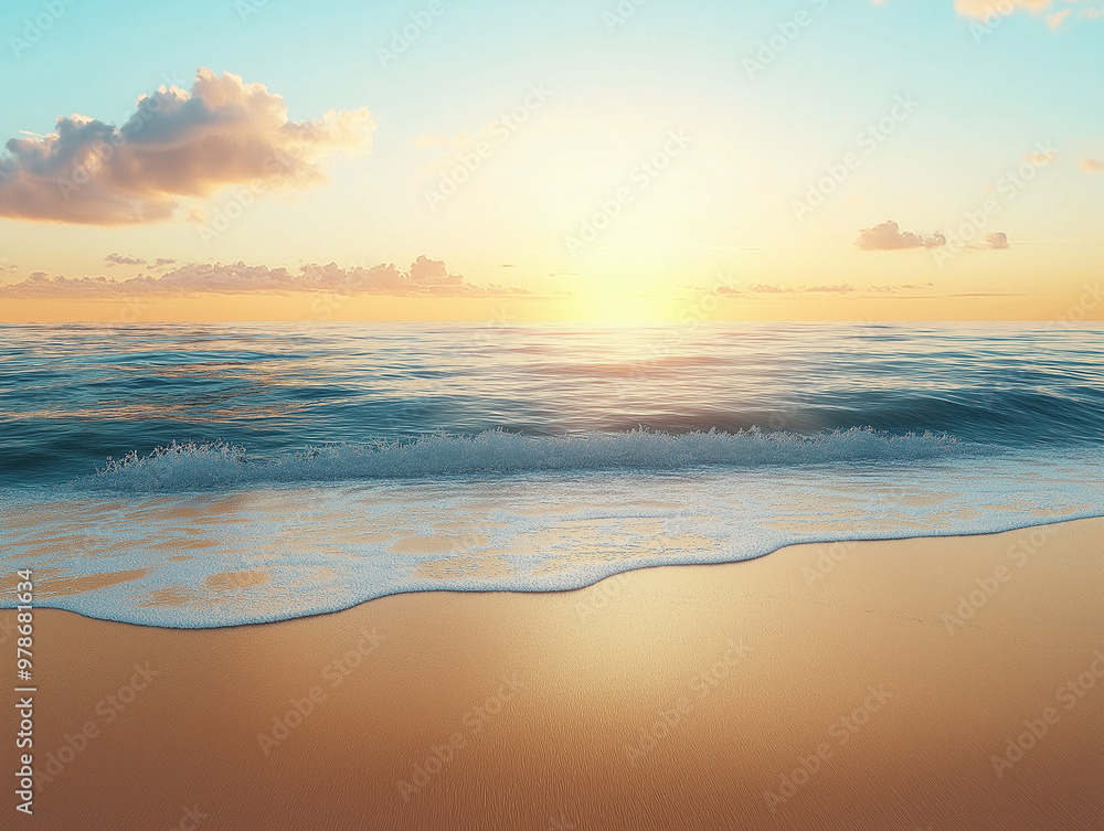 Obraz premium The illustration background of bodies of water. 