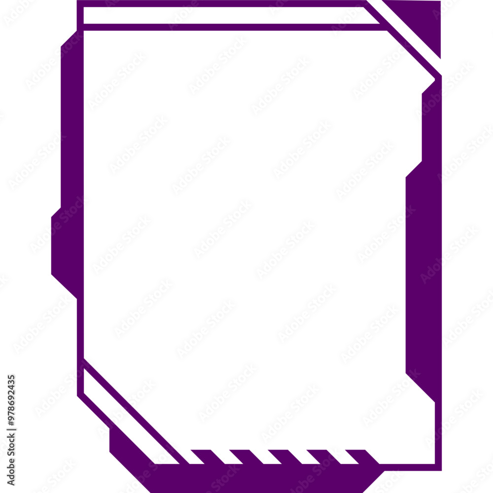 Obraz premium Futuristic Frame Border