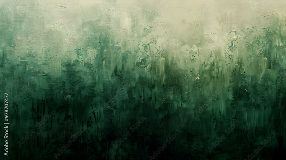Naklejka premium Gradient Forest Green to Ivory abstract background