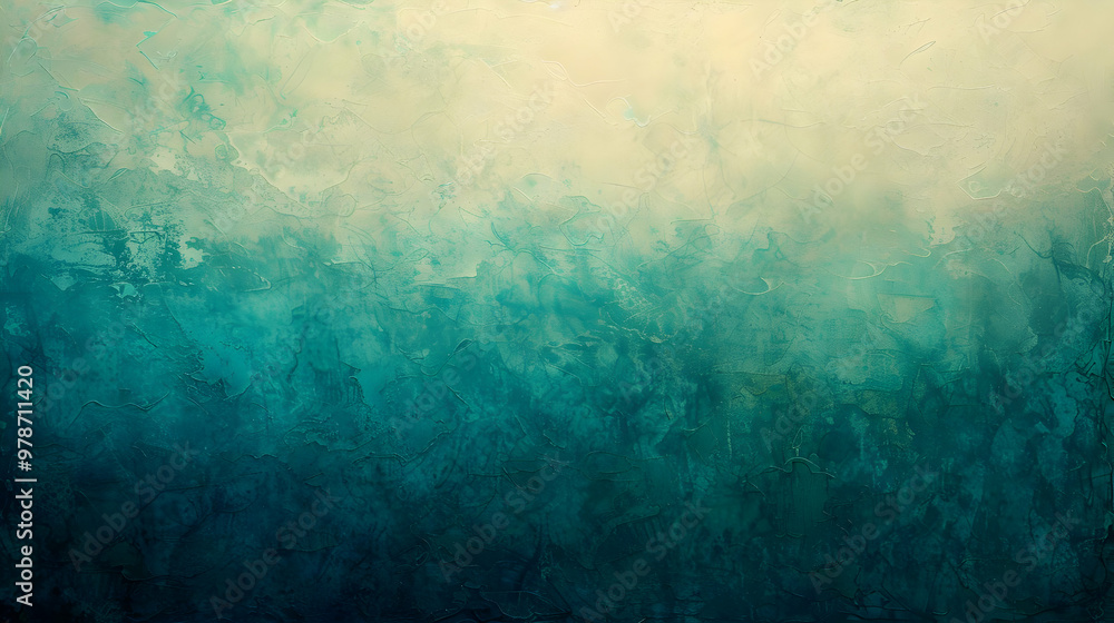 Obraz premium Gradient Honeydew to Light Blue abstract background