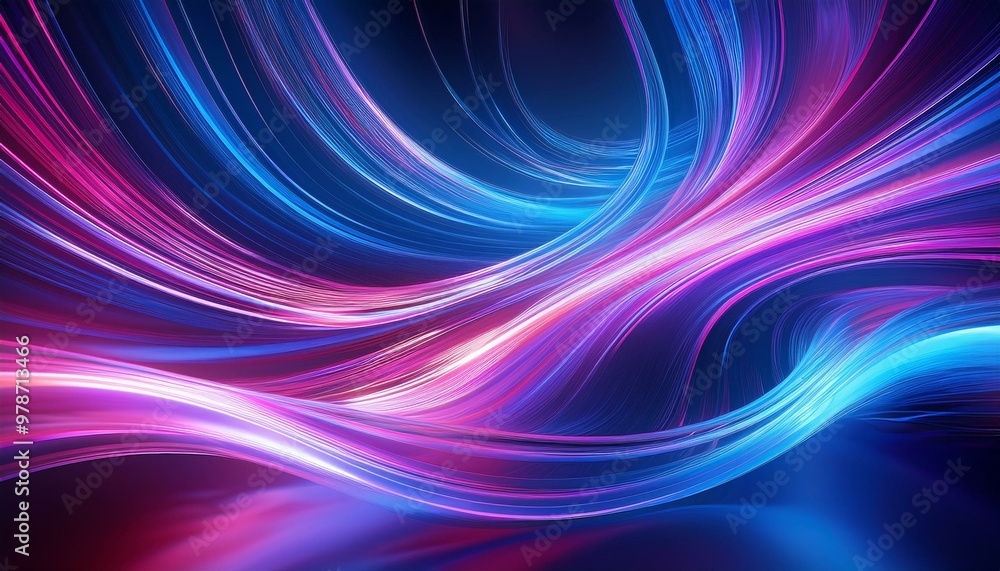 Dynamic abstract background featuring flowing neon light waves in blue and pink hues, creating a sense of movement and futuristic energy. Dynamic abstract background featuring flowing neon light waves in blue and pink hues, creating a sense of movement and futuristic energy.