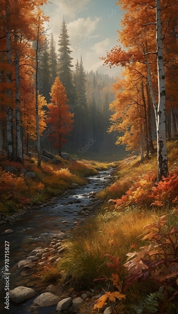 Intricate Autumn Border – Mystical Foliage Intricate Autumn Border – Mystical Foliage