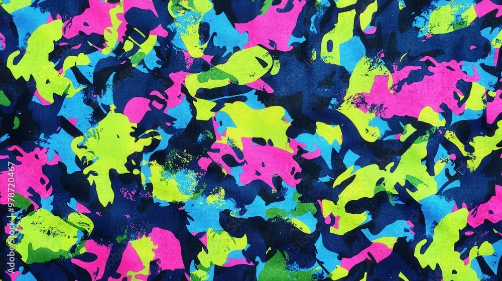 Vibrant abstract pattern featuring neon colors on a dark background for dynamic visuals Vibrant abstract pattern featuring neon colors on a dark background for dynamic visuals
