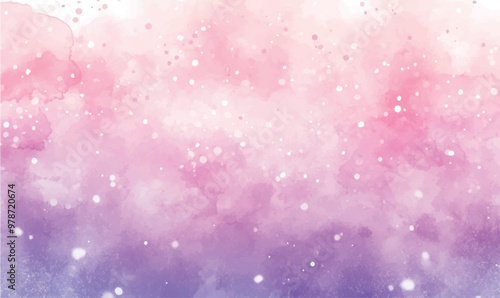 Watercolor blurred gradient from light lavender to pink with a subtle snow shimmer high quality