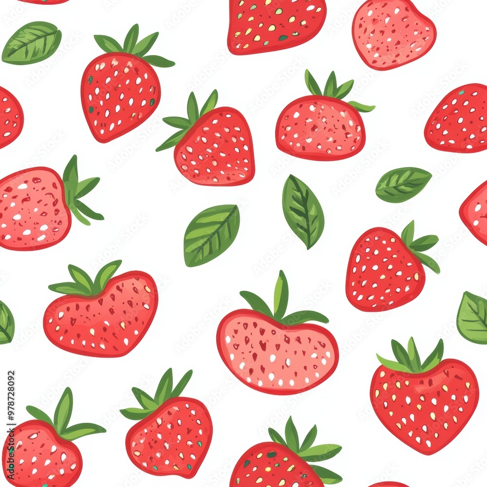 Strawberry Pattern. Strawberry Pattern.