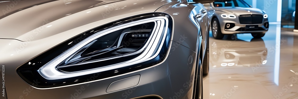 Fototapeta premium Eco-Powered Clean: Electric Car Wash & Service – High-Performance Cleaning Solutions for the Future of Transportation