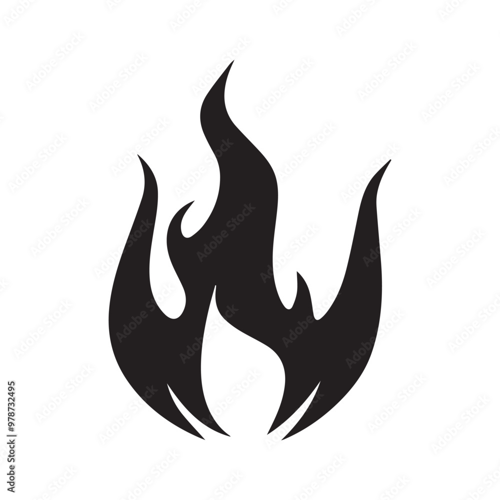 Fire ClipArt, Fireball illustration, Fire Flame vector 
