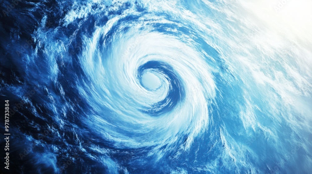A hurricane icon with a swirling cyclone design, representing extreme weather conditions. A hurricane icon with a swirling cyclone design, representing extreme weather conditions.