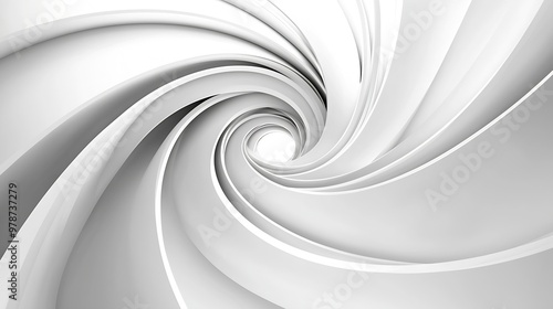 Abstract White Vector Pattern : Generative AI