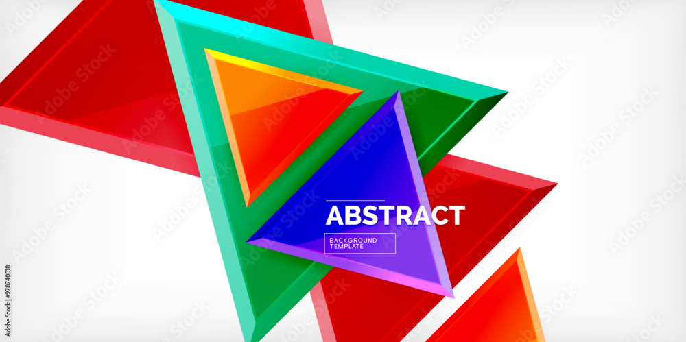 Triangle glass shapes geometric abstract background. Vector Illustration For Wallpaper, Banner, Background, Card, Book Illustration, landing page Triangle glass shapes geometric abstract background. Vector Illustration For Wallpaper, Banner, Background, Card, Book Illustration, landing page