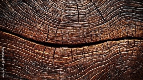 Old Wooden Kitchen Board Texture Background : Generative AI