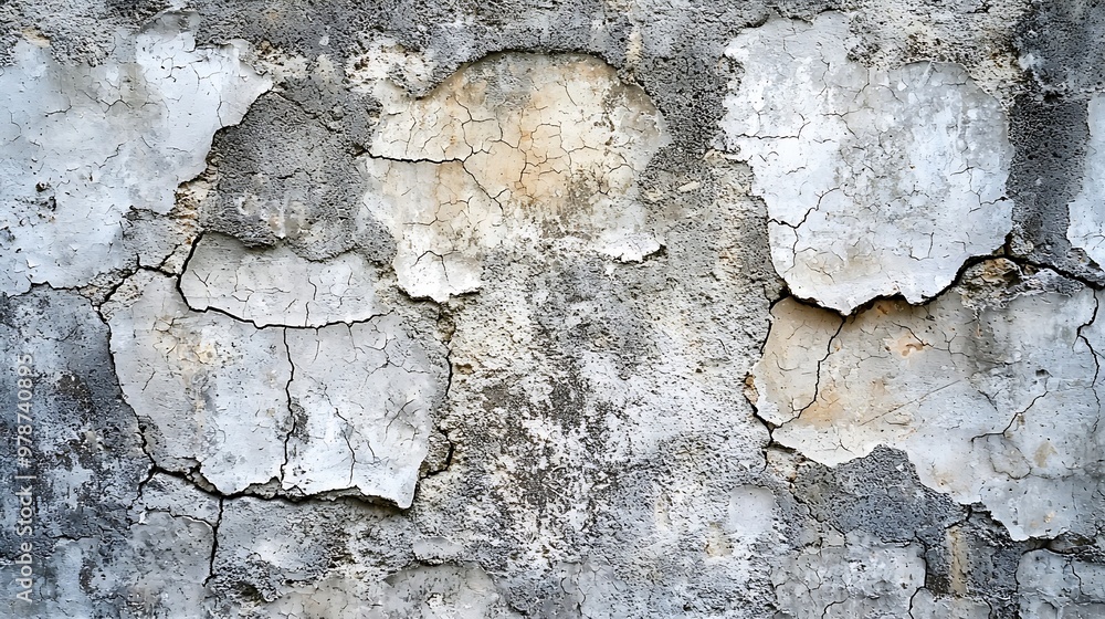 Old Cement Wall Texture : Generative AI Old Cement Wall Texture : Generative AI