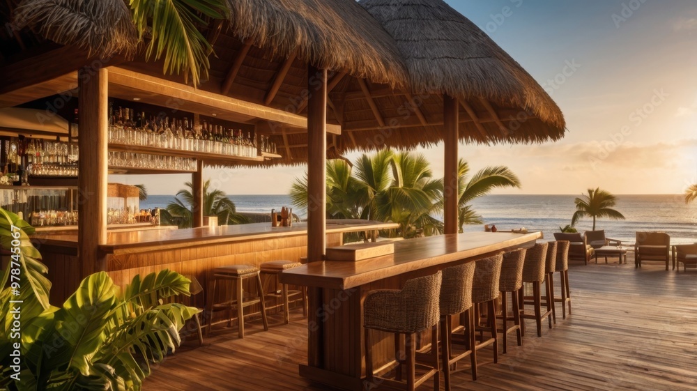 Obraz premium Seaside bar