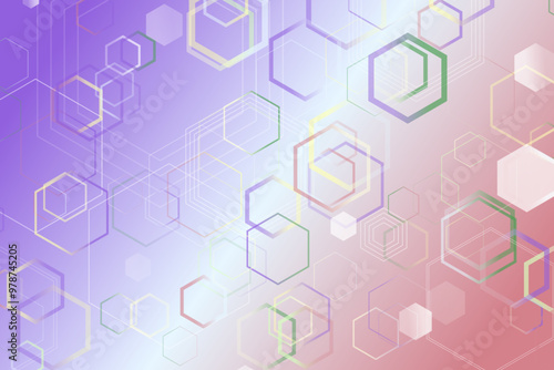 Random geometrical technology web site background - chaotic trendy modern vector illustration