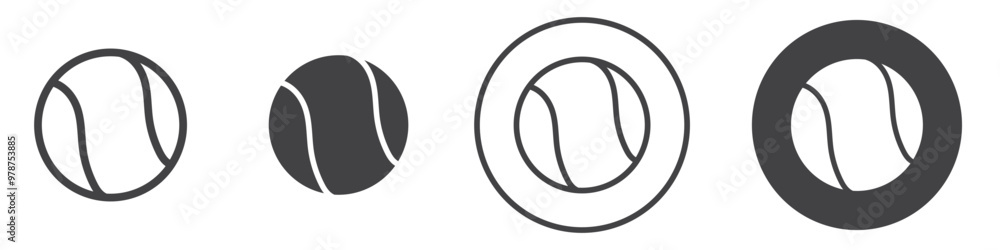 Baseball icon thin line illustration Baseball icon thin line illustration