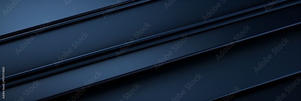 Smooth blue paneling with parallel lines highlighting modern architectural design elements Smooth blue paneling with parallel lines highlighting modern architectural design elements