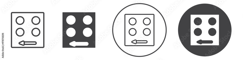 Makeup palette Icon thin line illustration Makeup palette Icon thin line illustration