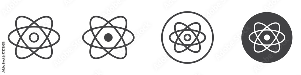 Physics icon thin line illustration Physics icon thin line illustration