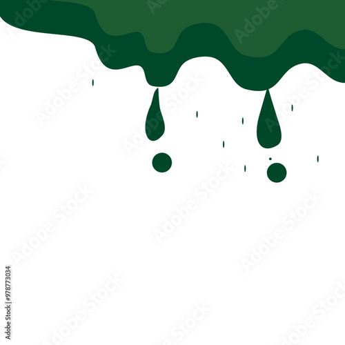 Green drop decorative background