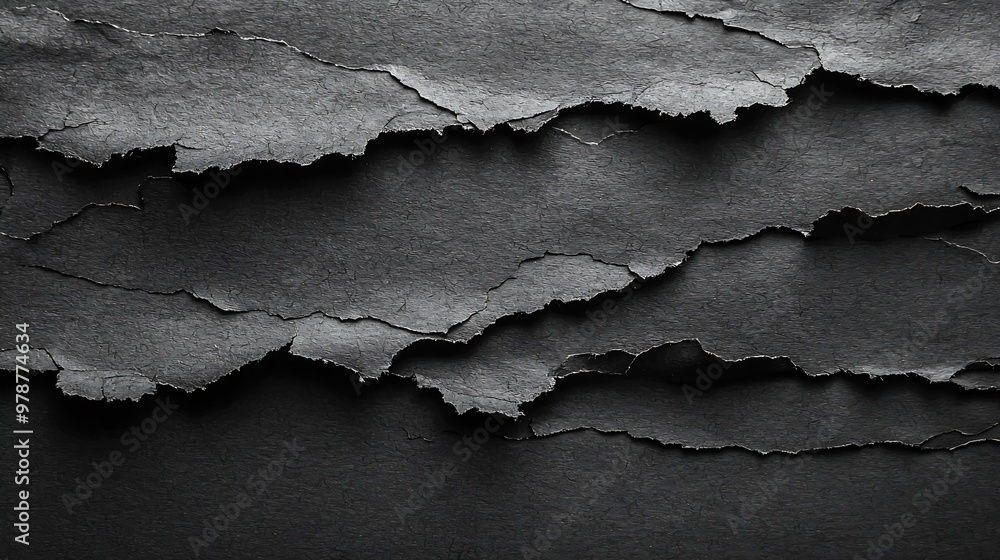 Obraz premium Dark Gray Paper Background Texture : Generative AI