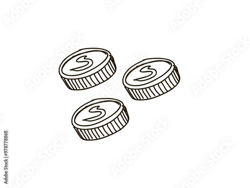 Coins with ‘S’ Embossed