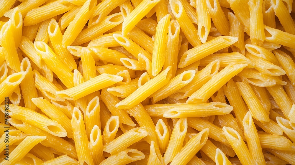 Pasta Texture Top View : Generative AI Pasta Texture Top View : Generative AI