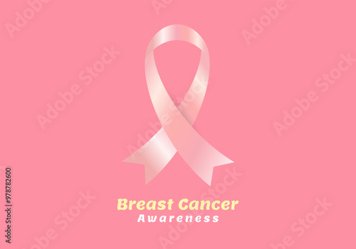 A pink ribbon is widely used in campaigns concept, and Pink banner templates design for Breast Cancer Awareness Banner template design. During October
