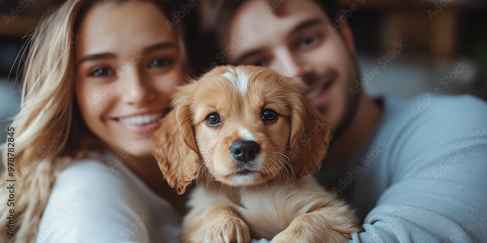 Pet in living with family, playing together at with dog Pet in living with family, playing together at with dog