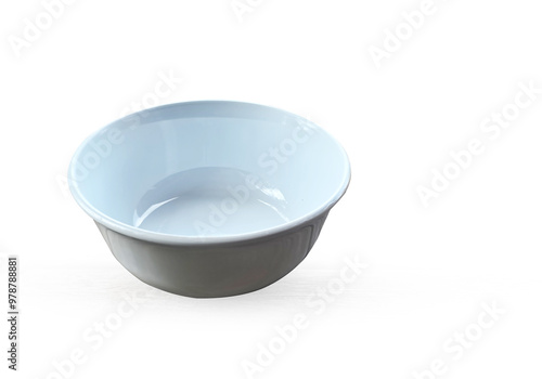 empty bowl isolated on white background