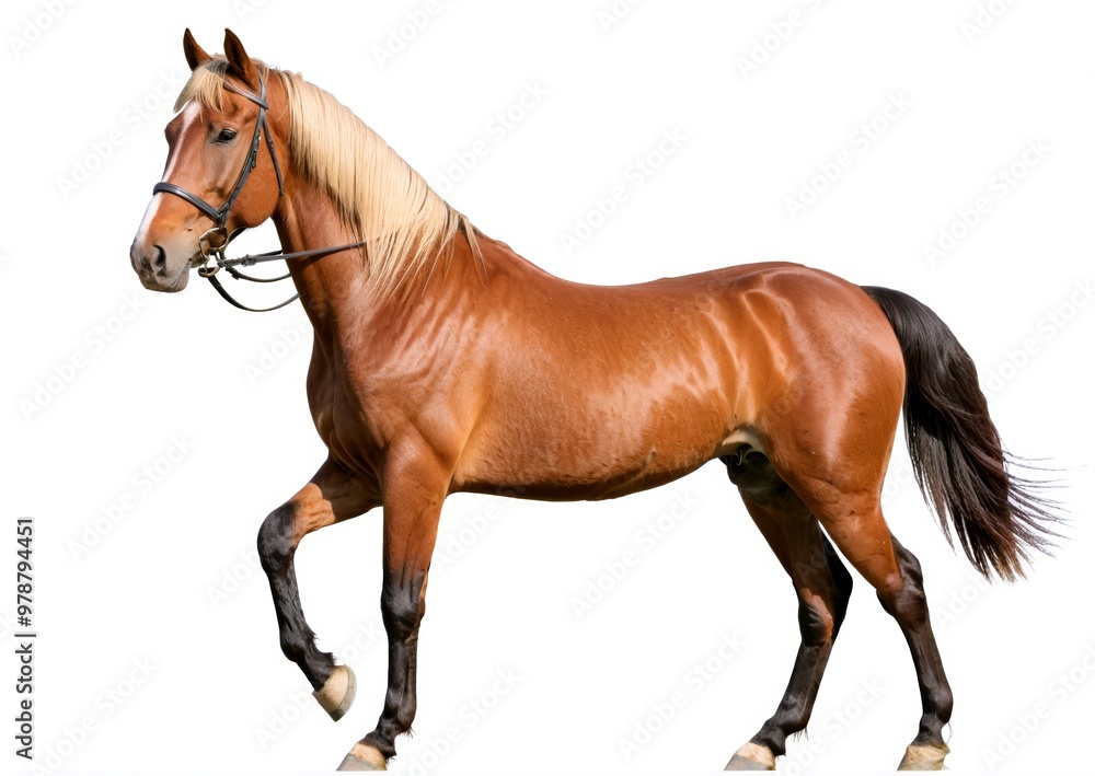 Obraz premium horse on a white background