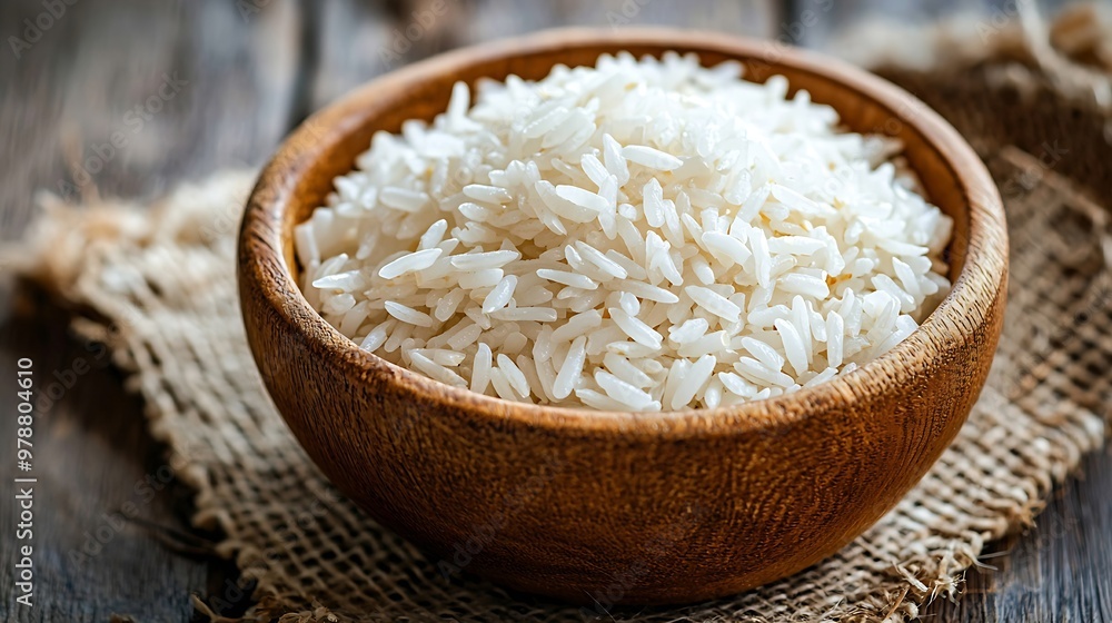 White Rice Background : Generative AI White Rice Background : Generative AI