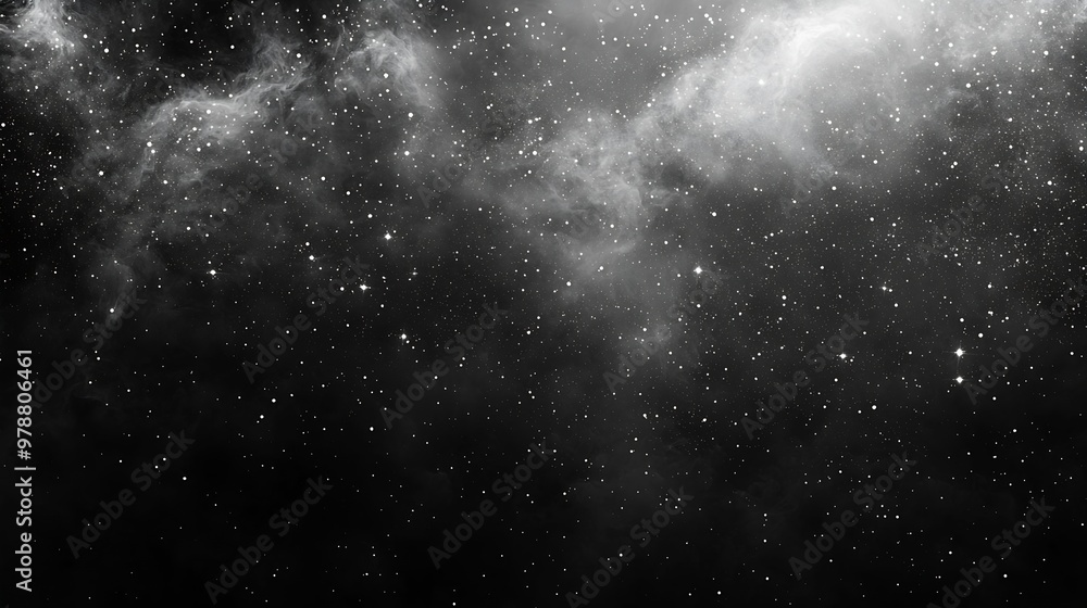 Black Dusty Film Effect Background : Generative AI Black Dusty Film Effect Background : Generative AI