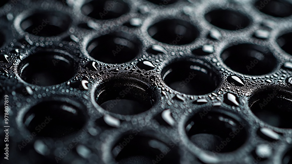 Black Geometric Texture : Generative AI Black Geometric Texture : Generative AI