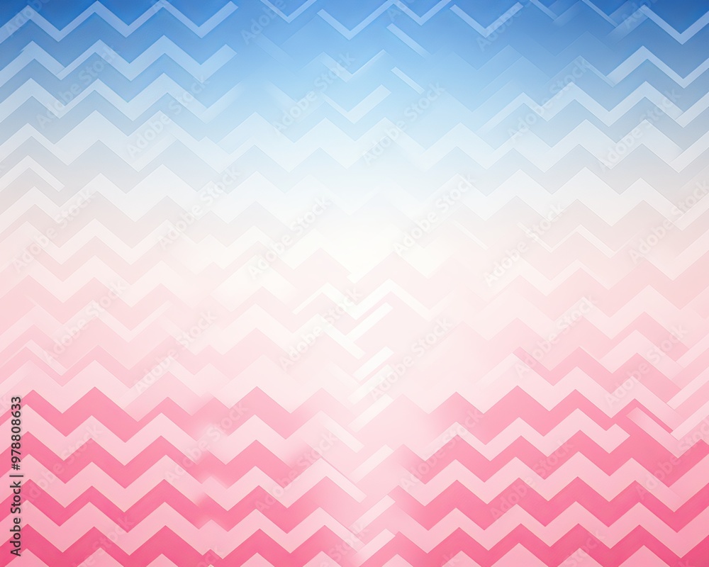 Colorful zigzag pattern background with gradient blue to pink hues creating a soft visual effect Colorful zigzag pattern background with gradient blue to pink hues creating a soft visual effect