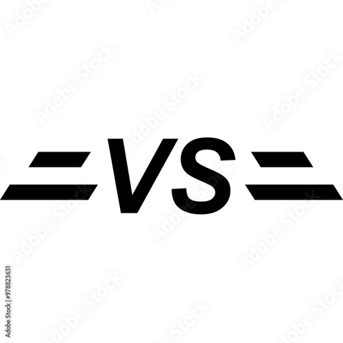 Vs, Versus Battle, Fight, Vector Icon