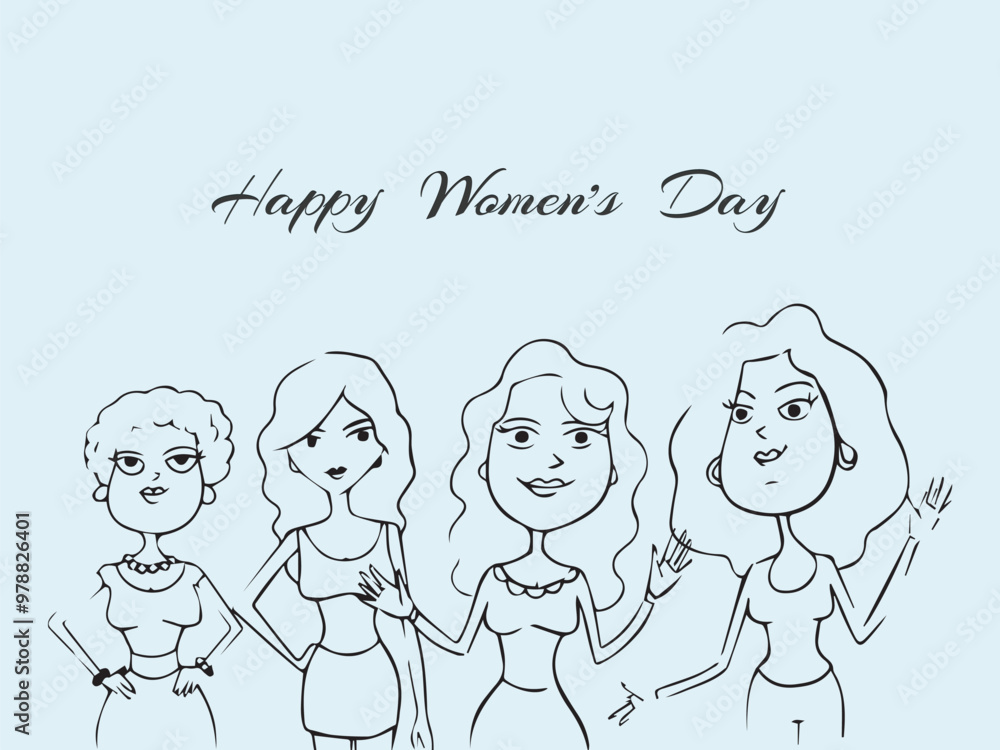 International Women's Day celebration with young girls.