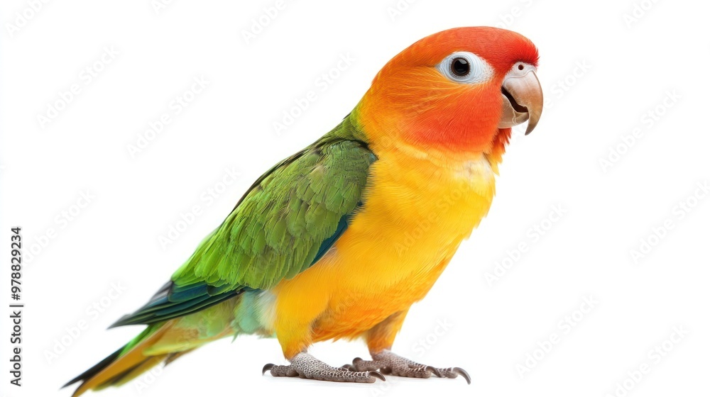 Sun Conure Parrot with Bright Colors Sun Conure Parrot with Bright Colors