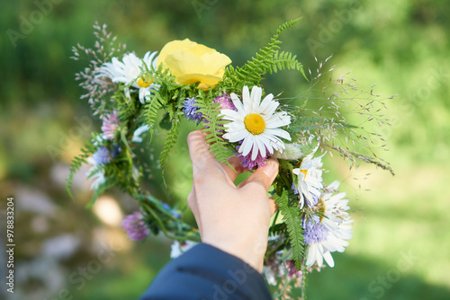 Swedish midsummer flower crown