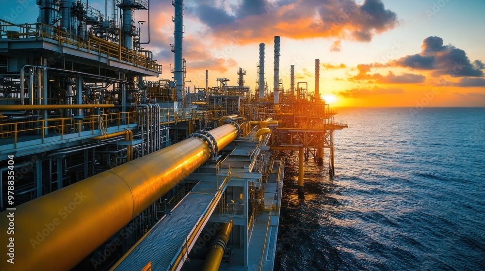 A large-scale natural gas infrastructure project under construction, representing the continued growth and expansion of the global gas industry A large-scale natural gas infrastructure project under construction, representing the continued growth and expansion of the global gas industry