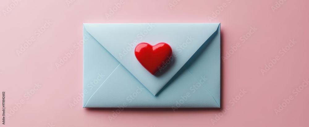 The Envelope with Heart Symbol The Envelope with Heart Symbol