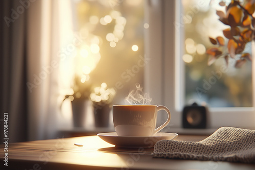 A Cup of Coffee, capturing the warmth and comfort of cozy moments at home