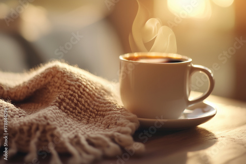 A Cup of Coffee, capturing the warmth and comfort of cozy moments at home