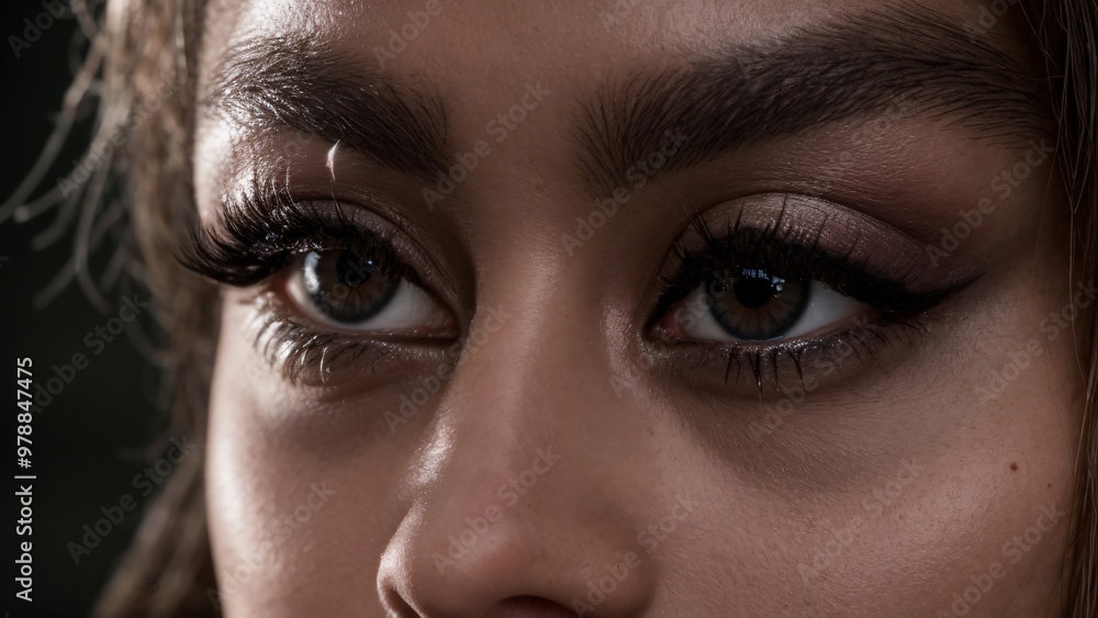 Fototapeta premium eye, eyes, woman, face, beauty,