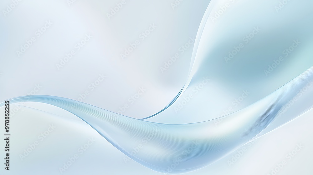 Fototapeta premium Abstract Blue Wave Background