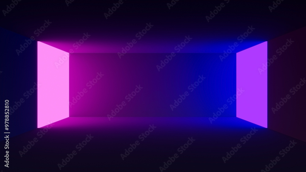 3d render, ultraviolet neon rectangle portal, glowing lines, tunnel, corridor, virtual reality, abstract fashion background, violet neon lights, arch, pink blue spectrum vibrant colors 3d render, ultraviolet neon rectangle portal, glowing lines, tunnel, corridor, virtual reality, abstract fashion background, violet neon lights, arch, pink blue spectrum vibrant colors