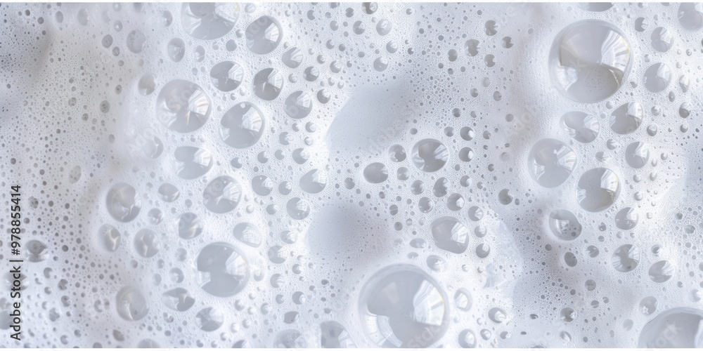 Soapy bubbles and foam texture in white. Clean and fresh background concept. Soapy bubbles and foam texture in white. Clean and fresh background concept.
