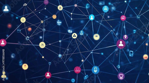 A graphic showing the interconnectedness of various niche communities and forums online