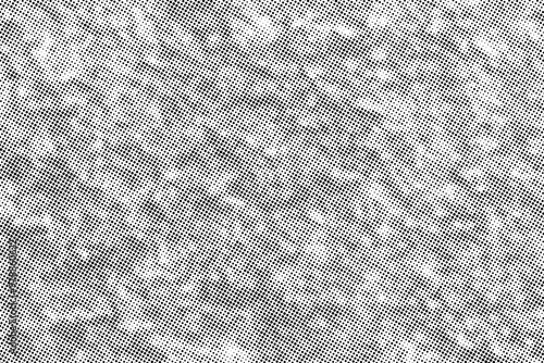 Abstract grunge halftone pattern. Black dost texture background.