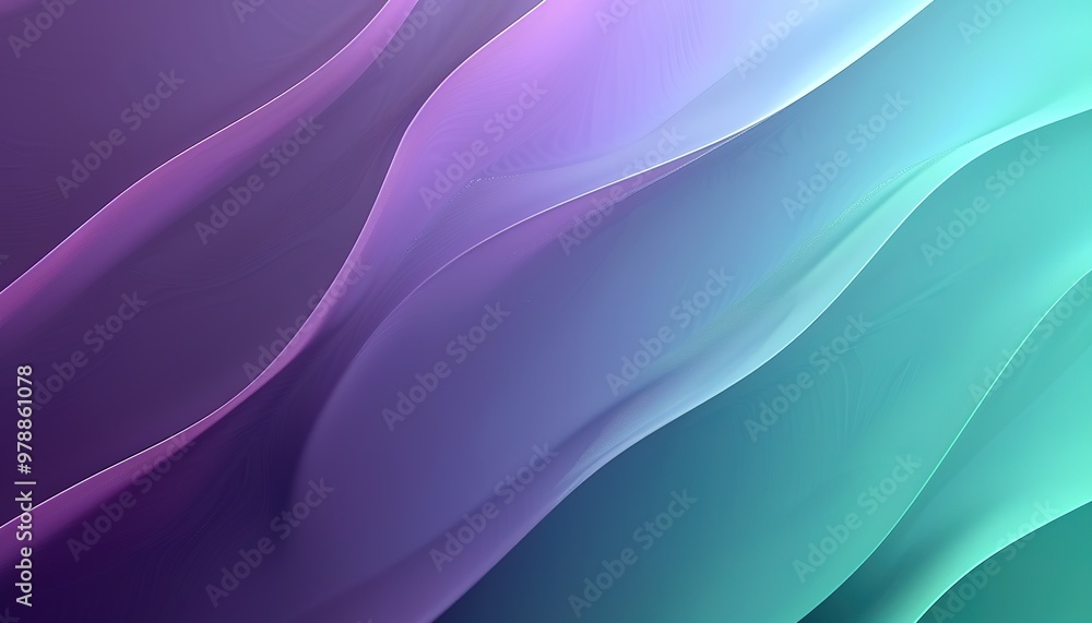 Fototapeta premium abstract purple, blue, green gradient background presentation concept
