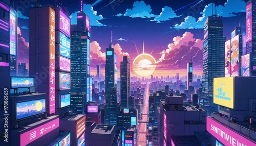 Anime Cityscape